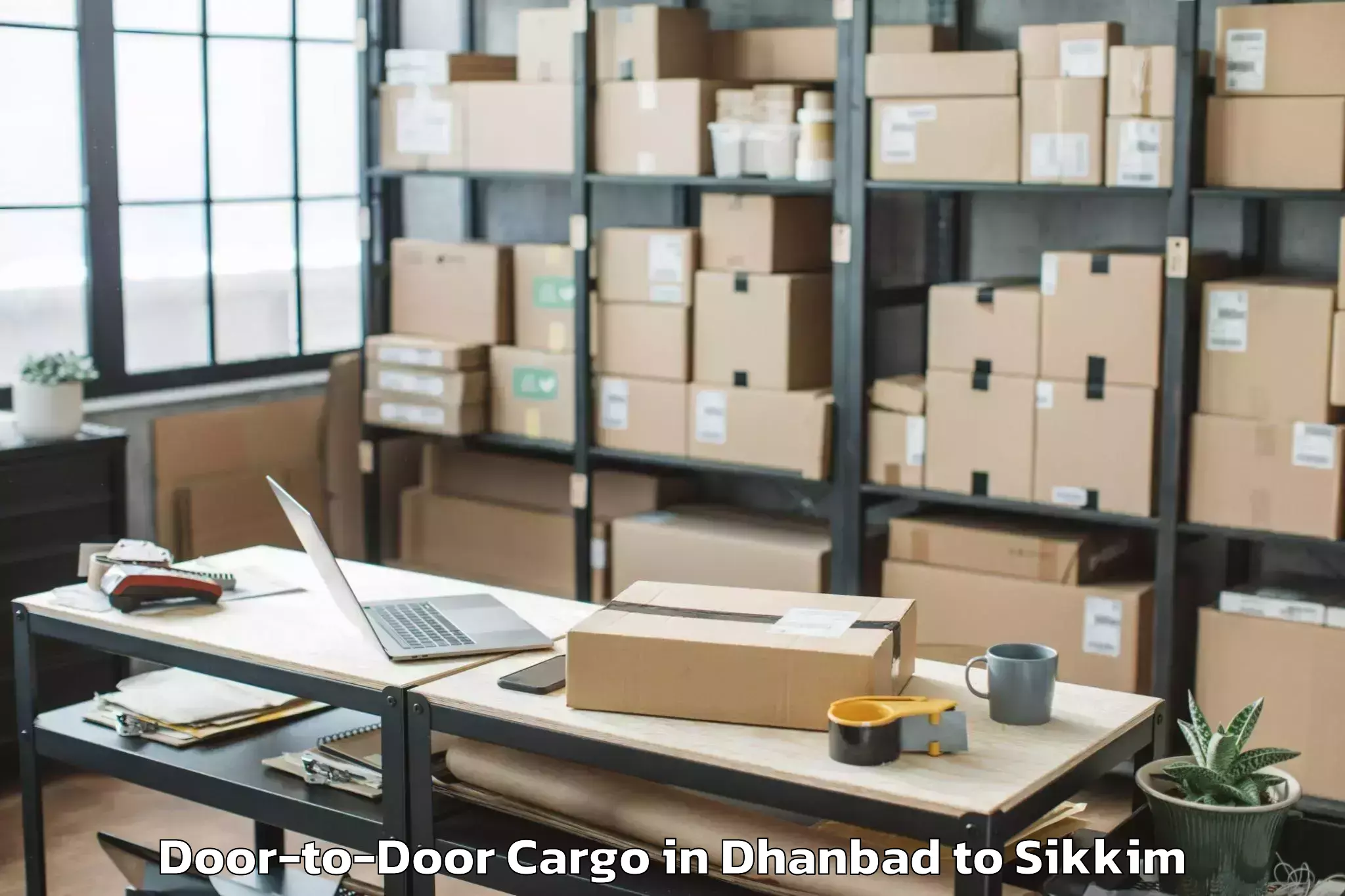 Top Dhanbad to Rongli Door To Door Cargo Available